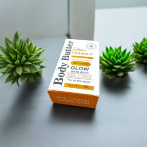 Savon de bain éclatant « Beurre corporel » – Vitamine C éclatante