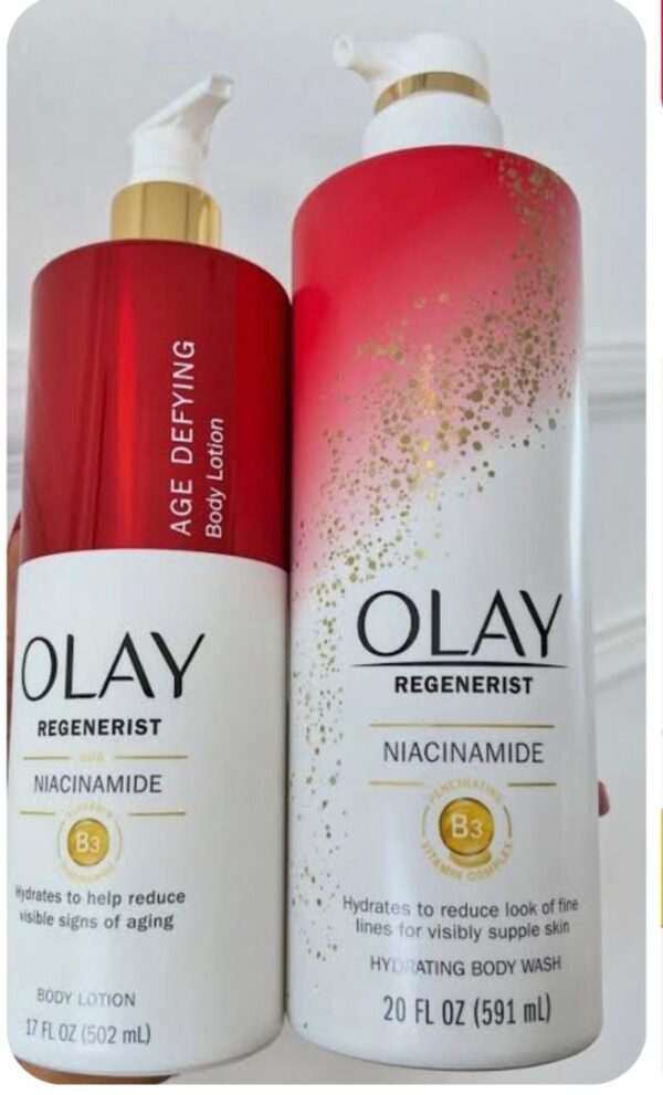 OLAY Lotion Corporelle Anti-Âge ET Gel Douche Hydratant