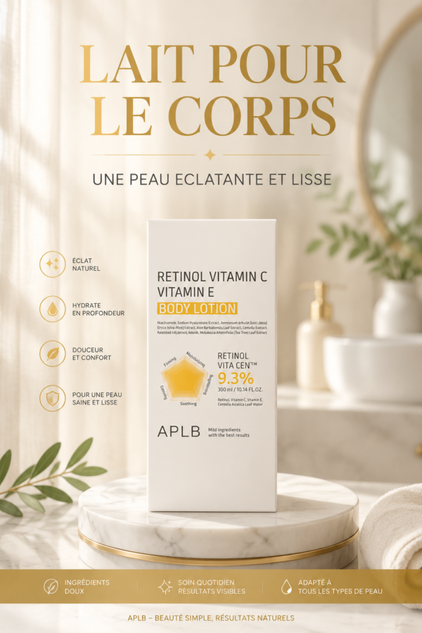 Lait APLB retinol vitamin c