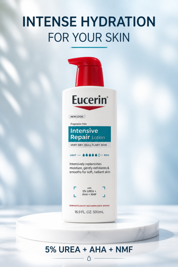 Lait eucerin intensive repair